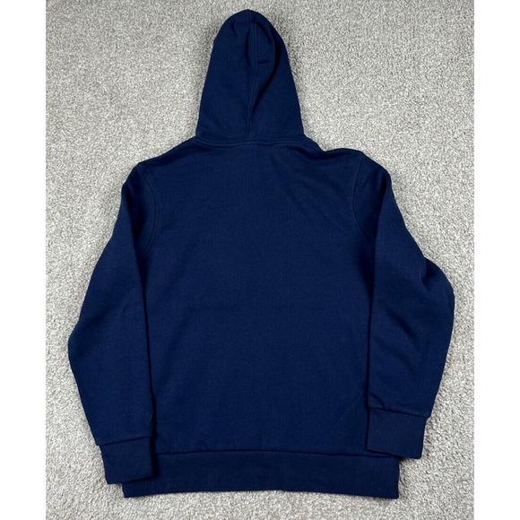 Hurley Hoodie Mens Large Blue Pullover Fleece Sweatshirt Long Sleeve Skate Surf - Picture 9 of 10